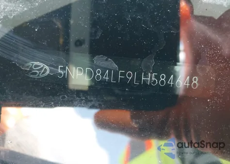 2020 Hyundai Elantra Sel из США, поврежденный, VIN 5NPD84LF9LH584648